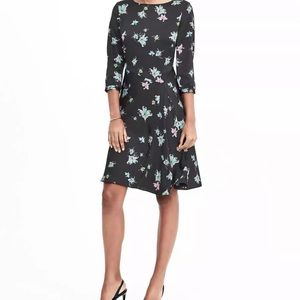 BANANA REPUBLIC Watercolor Floral Dress, Sz 2